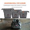Arsenal By Ergodyne Full Respirator Bag, Roll Top Closure, Gray 5186